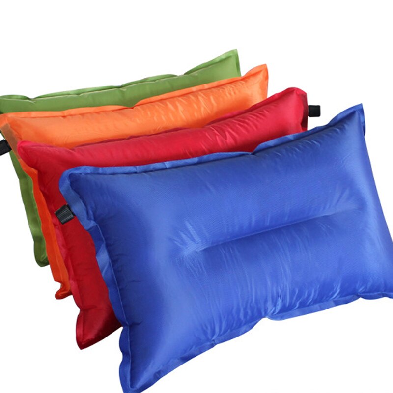 1Pc Portable automatique gonflable imperméable oreiller pour voyage en plein Air Camping randonnée coussin d'air oreiller 46x30x8cm