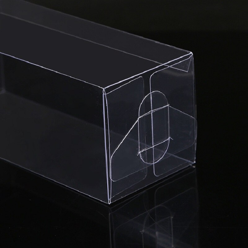 Neue Klar Pvc Boxen transparent Anzeige Kasten Verpackung Hochzeit Weihnachten Favor Schokolade Süssigkeit Apfel Favor Caandy Kasten