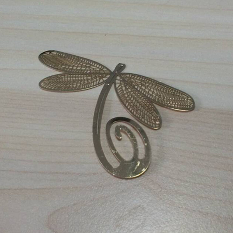 1x Buch Magazin Etikett markieren Kind Lesen Lesezeichen Metall Clip Kreative Metall: Libelle