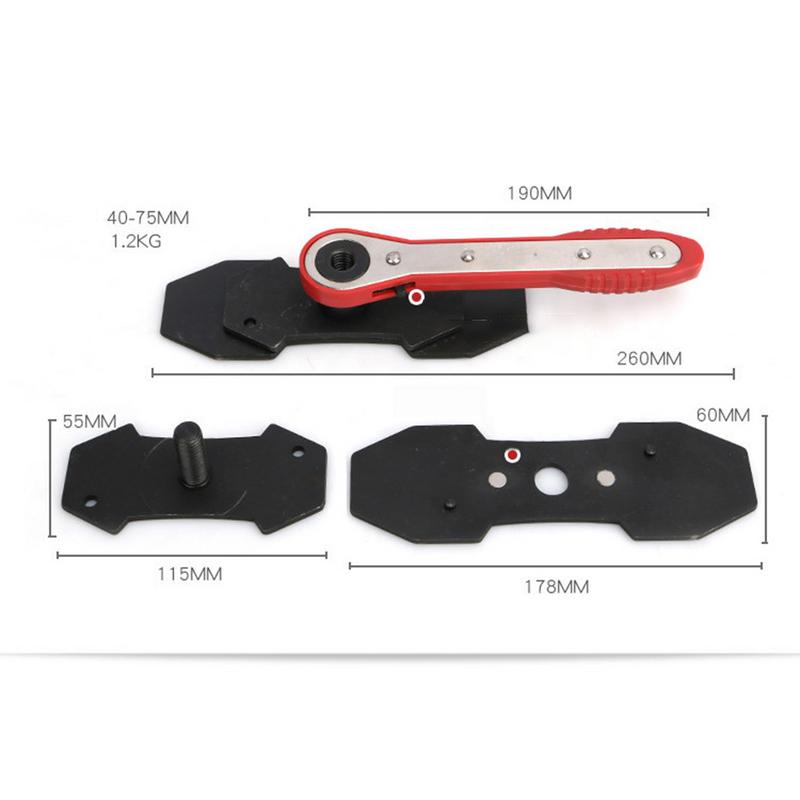 4 in 1 bil skralle bremse stempel caliper spredeverktøy bremse caliper press twin quad separator pad installeringsverktøy