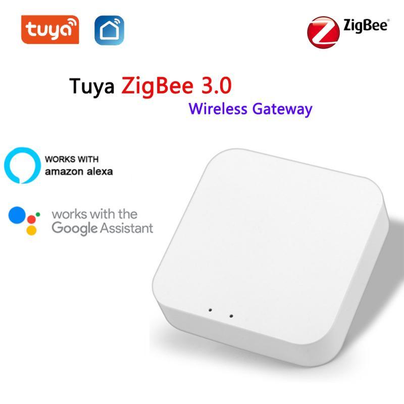 Tuya Smart Home Multi-mode WiFi ZigBee Gateway Hub Bridge Smart Life Wireless Remote Controlle Voice Control for Alexa Google: ZigBee Gateway