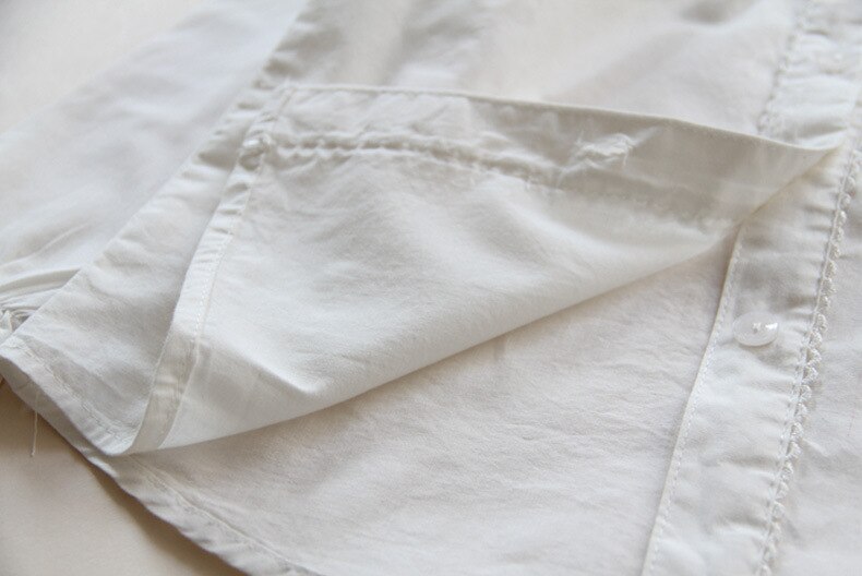 Mädchen Bluse Frühling Weiße Spitze Baumwolle Mädchen Shirt 2 4 6 8 10 Jahre Kinder Mädchen Volle Hülse Bluse kinder Baby Kleidung