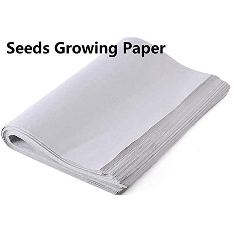 200 Sheets of Nursery Paper Sprout Vegetable Planting Paper 18 X 26.6cm, Suitable for Plant Germination Tray