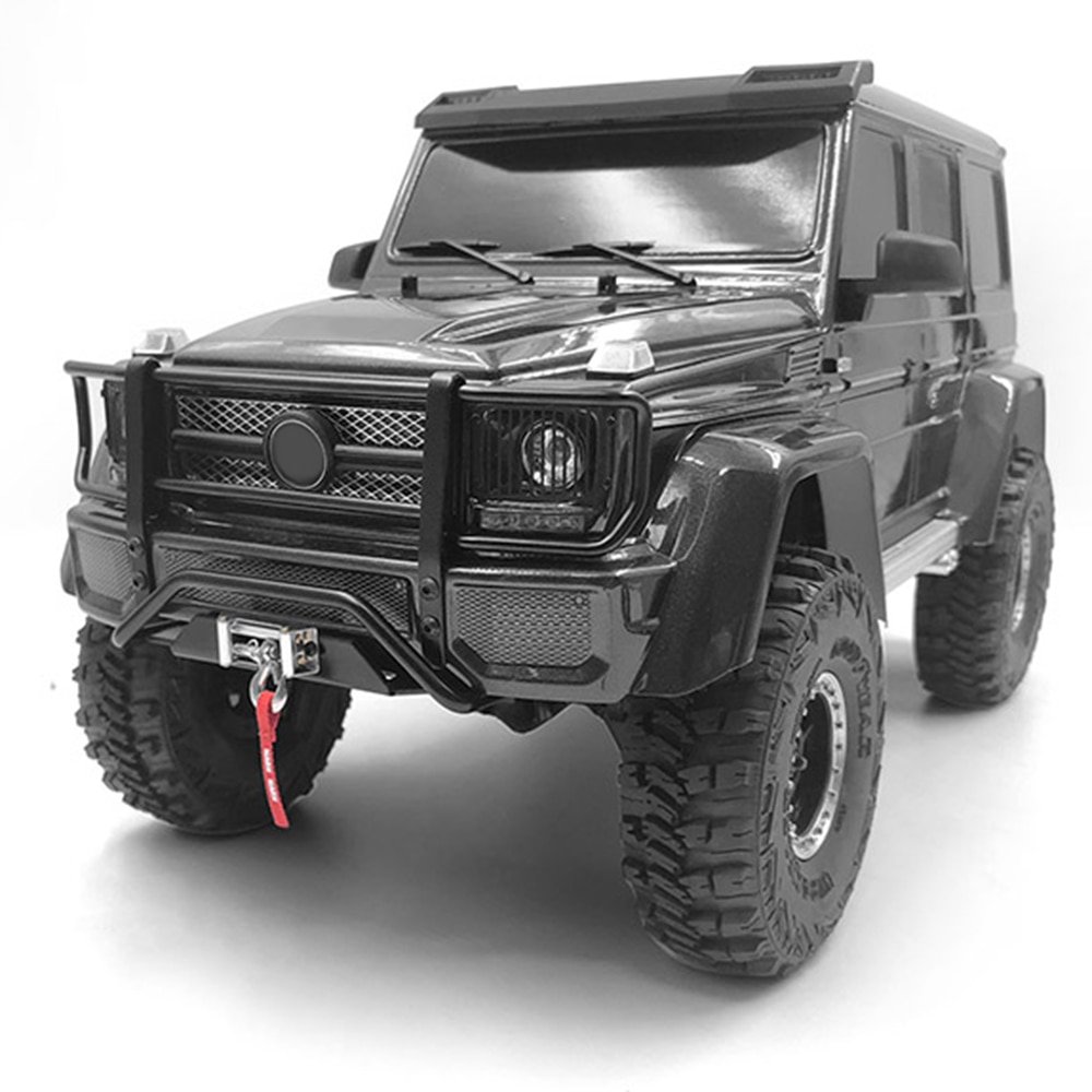 INJORA RC Car Metal Front Bumper for 1:10 RC Crawler Traxxas TRX4 G500 TRX6 G63 6X6 Upgrade Parts