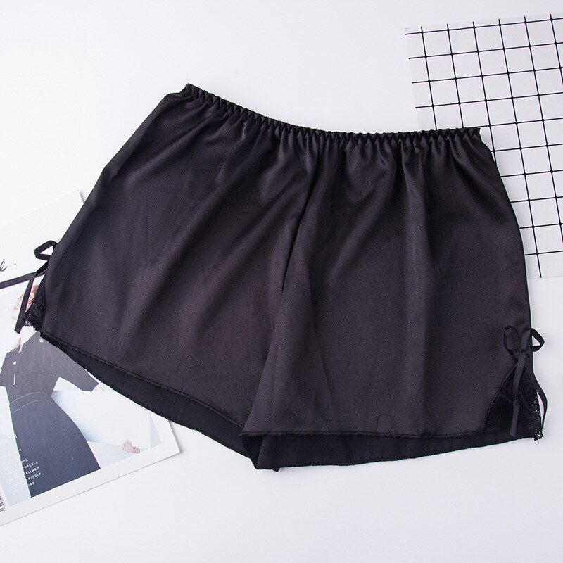 Linbaiway Summer Safty Shorts Pants for Women Seamless Underwear Safety Pants Shorts Anti-Exposure under Skirt Female Underwears: 01