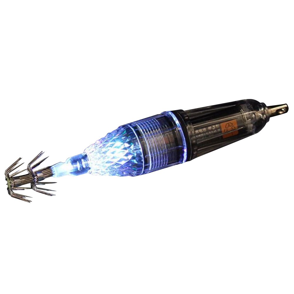 LED Squid Lure Lamp Deep Sea Fishing Squid Octopus Cuttlefish Umbrella Hook Waterproof Attracting Light Fishing Accessories: Blue Light