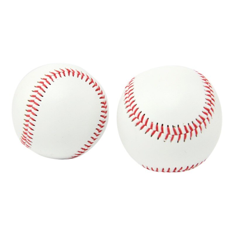 Pvc övre gummi inre mjuka baseball bollar softball boll träning övning 9 "handgjorda basbollar