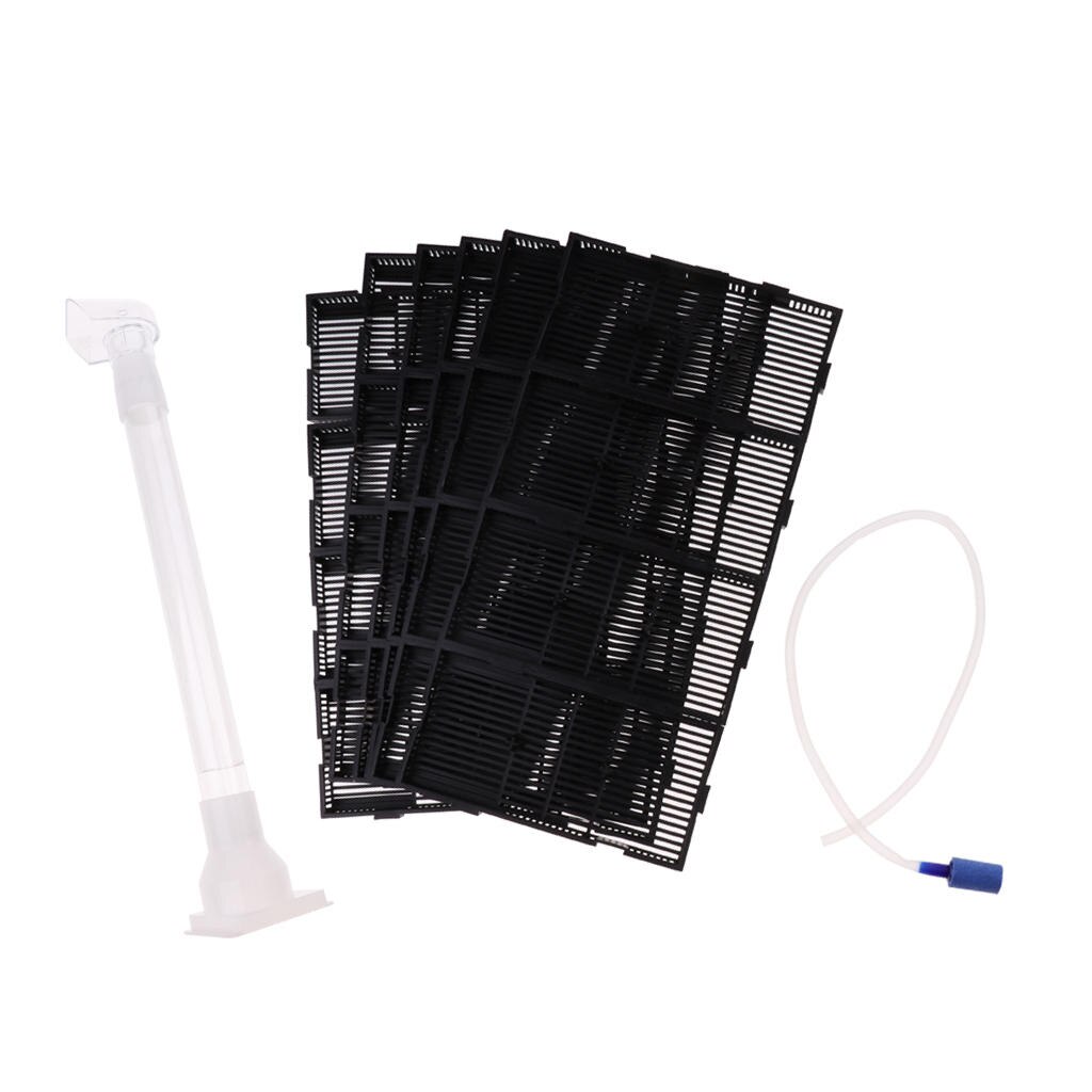 Aquarium Under Gravel Filter Fish Tank Filter Board Plate Air Tube Plastic RS-24P/28P/32P: RS-24P