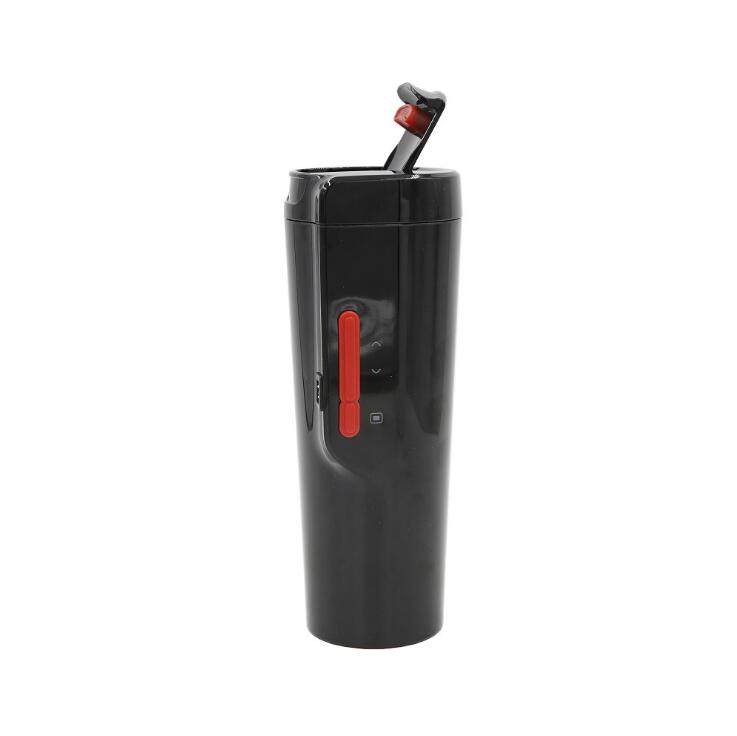 Tritan de luxe Thermos chauffe-eau électrique, avec adaptateur, biberon chauffant rapide pour voiture, pour la maison ou le bureau, en option: black