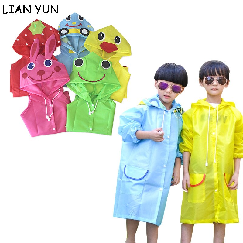 Kids Raincoat Rain Coat Impermeable Capa De Chuva Rain Jacket Jas Hujan Regenjas Chubasquero Hombre Capa De Chuva Infantil Cover