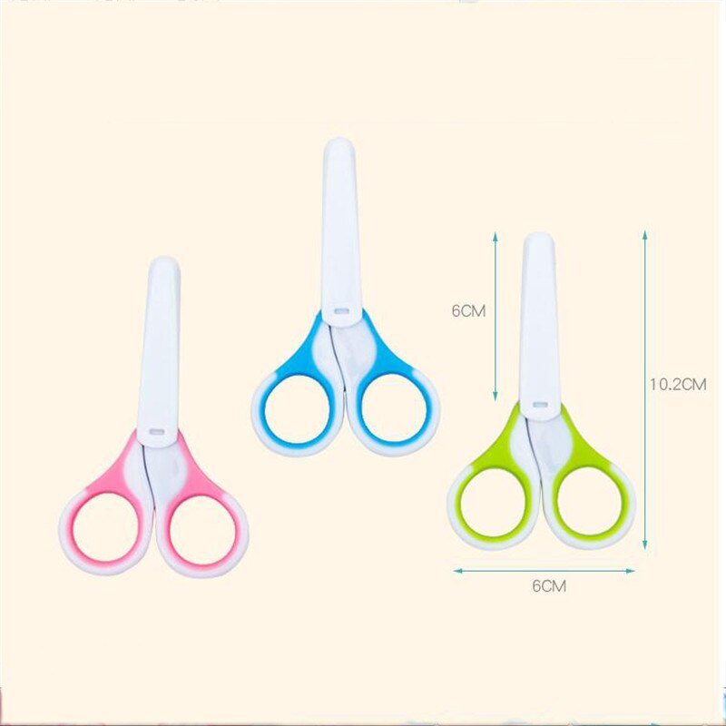 Solid Baby Nail Scissors Cover Newborn Safety Clipper Colourful Single Package Best For Baby