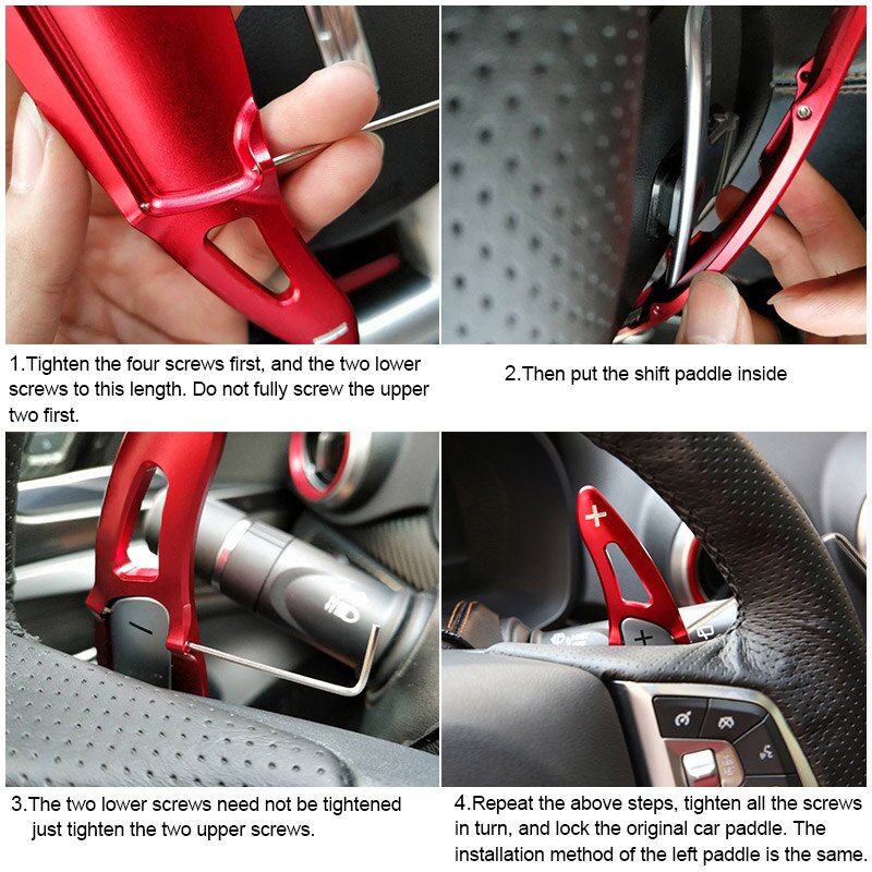 Hivotd For Haval F7 F7X Car Accessories Steering Wheel Shift Paddle Shifter Extension DSG extender Stickers