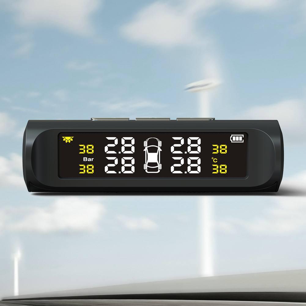 Steelmate tp -s1 trådlösa soldrivna tpms däcktrycksövervakningssystem  a6 f 0