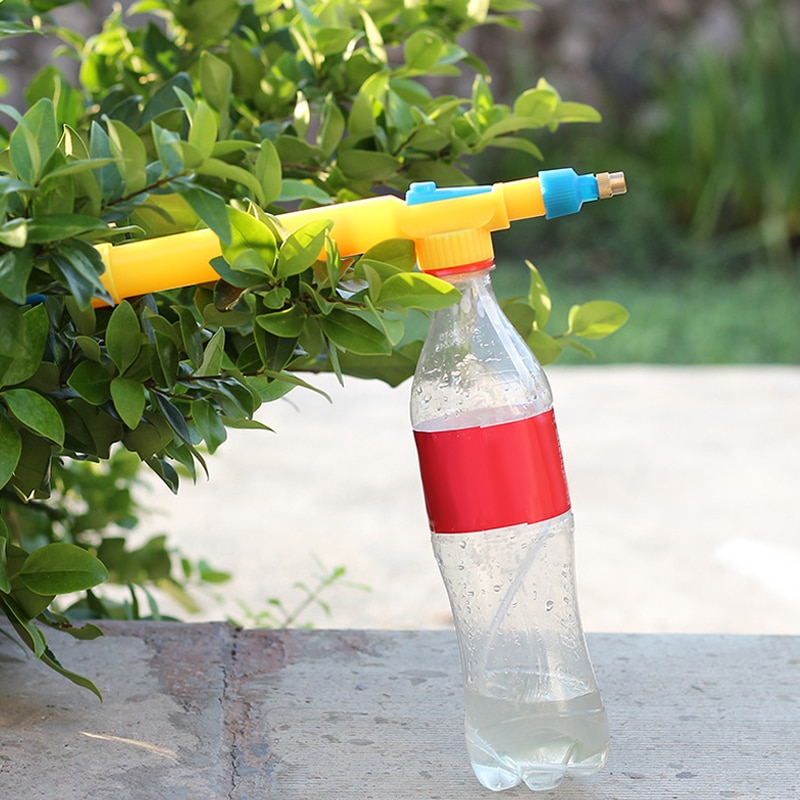 Spot vattenflaska spruta manuell bevattning anordning pump bevattning luftmunstycke tryck spray trädgårdsarbete bästa pris