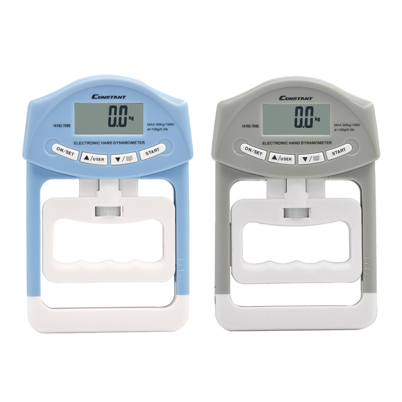 Digital Electronic Hand Dynamometer 90kg/200lbs Grips Exerciser Strengthener Measurement Meter for Kids Adults