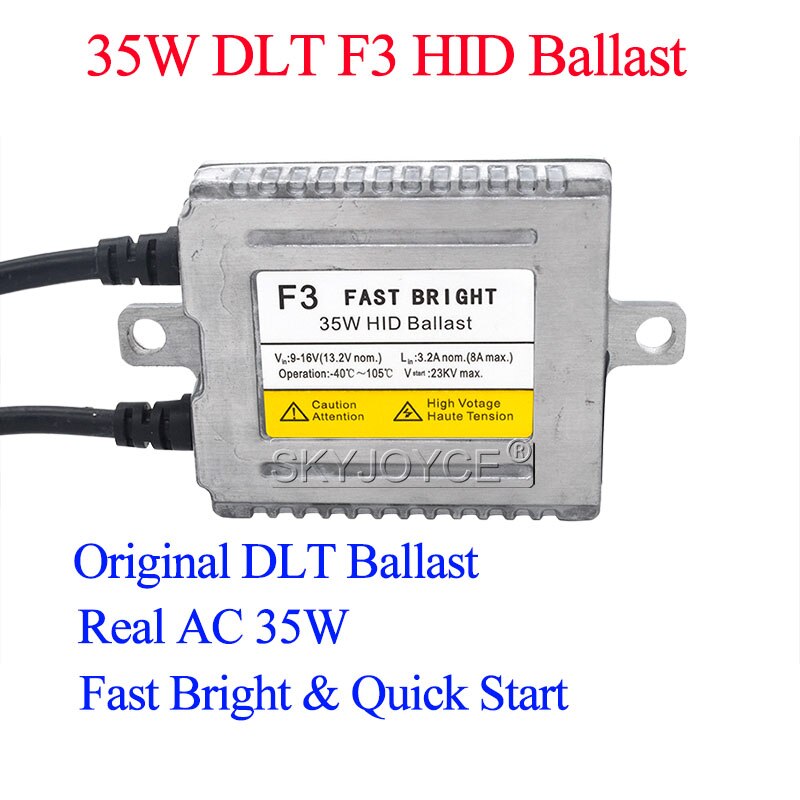 12 v AC 35 w F3 Snelle Heldere DLT Ballast Quick Start Digitale Slanke HID Reactor Ontsteking Blok Voor 35 w Xenon HID Koplamp Lamp Kit