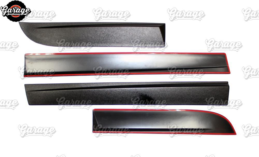 Plaques de protection en plastique ABS | Housses de protection de portes pour Renault / Dacia Duster , accessoires plaque de protection, rayures, réglage de style de voiture