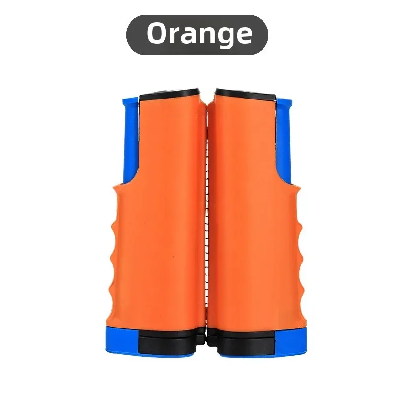Red de poste de Ping Pong, red de tenis de mesa, estante retráctil para deportes: Naranja