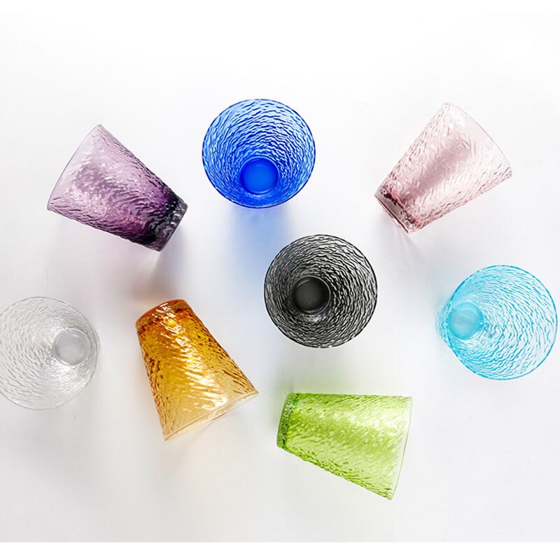 Glas vinglas italienska handgjorda flerfärgad juicekopp värmebeständig spiral vinglas drinkware bicchieri vetro