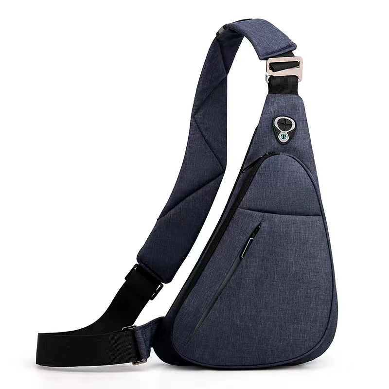 Sling Bag - Anti-diefstal Crossbody Schoudertas voor Heren en Dames Sling Chest Crossbody Tas voor Reizen, Sport, Werk Casual Dagrugzak: Blauw