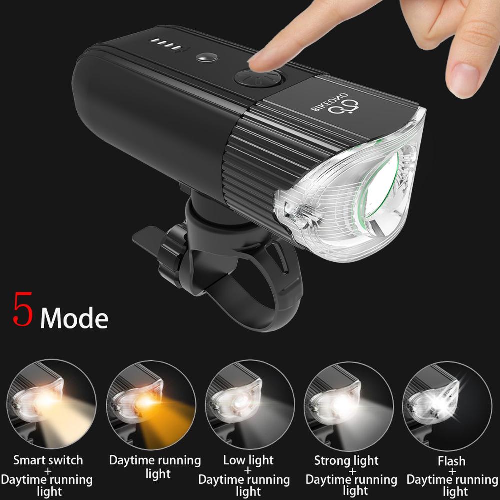 SHENKEY 4000 MAH 800 Lumens Bicycle Light Bike Lamp Front LED Headlight USB Rechargeable Flashlight For Cycling Lanterna