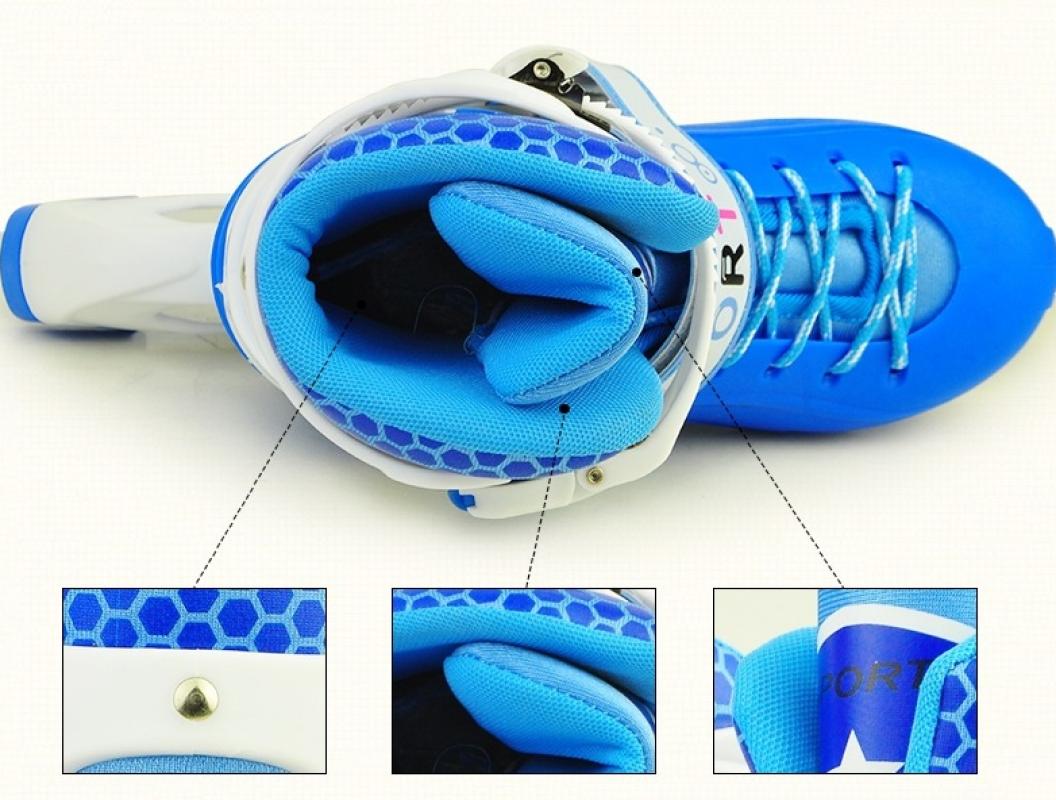 Kids Flash Roller Skate Schoenen Schaatsen Sneakers Kinderen Voor Meisjes Jongens Roze Blauw Outdoor Ajustable Inline Schaatsen Wielen Schoenen