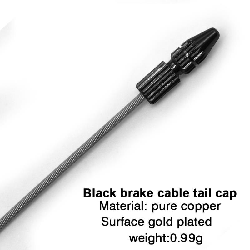 Cycling bike brake cable tips crimps bicycles derailleur shift cable end caps core inner wire ferrules: 2pcs brake