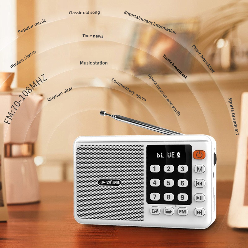 Radio Fm Radios Portable Portátil Receiver Small Emergency Recargable Ham Bluetooth Sound Box Kuchenne Am Fm Mini Vintage