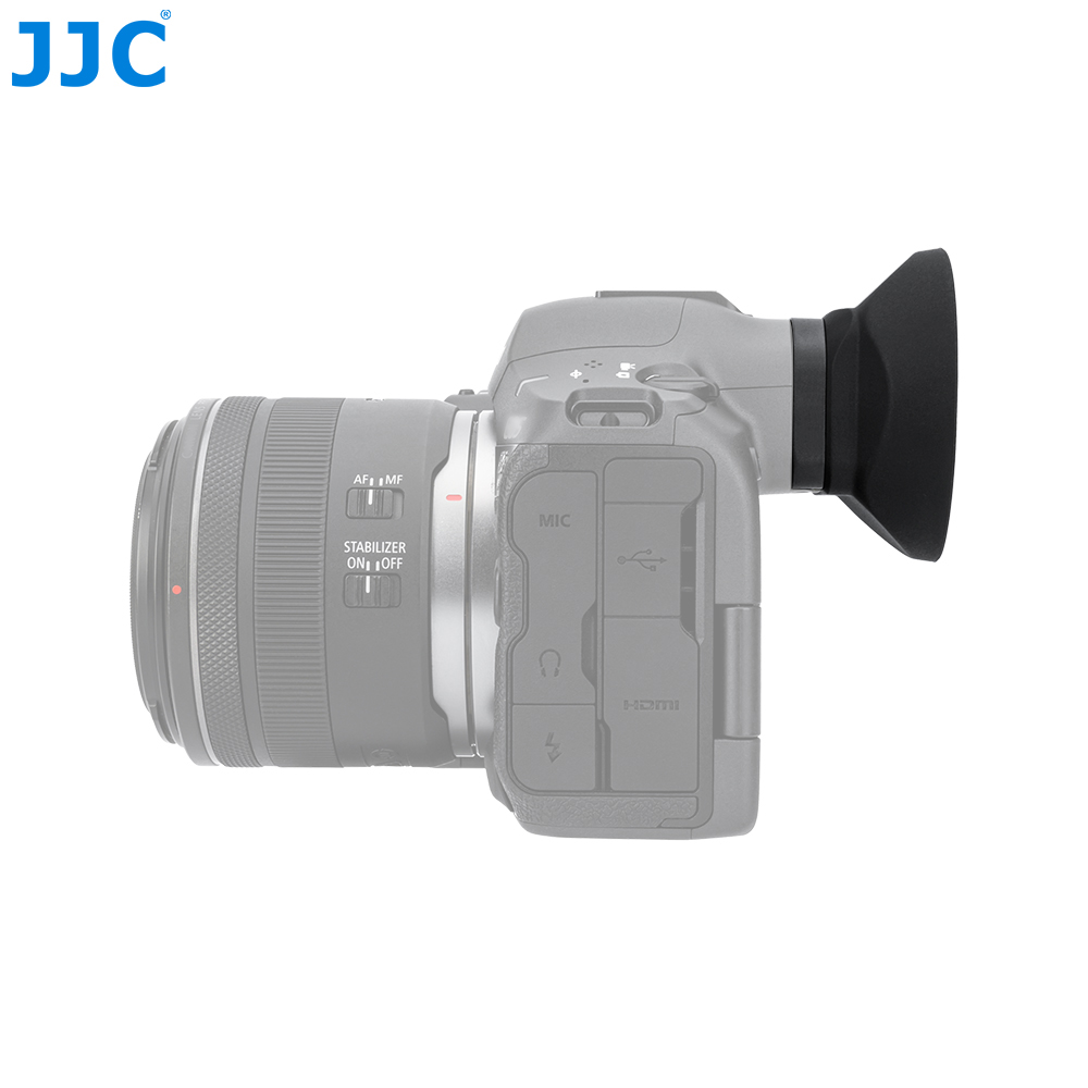 JJC EOS Mark R5 II Oogschelp Oculair Zachte Siliconen Camera Oogschelp Zoeker Speciaal Ontworpen voor Canon EOS Mark R5 II