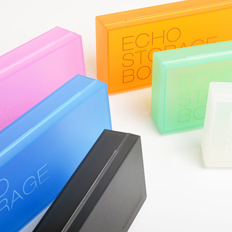 KACO ECHO-estuche de almacenamiento multifunción para lápices, caja organizadora de gran capacidad, de plástico, colorida, para escritorio