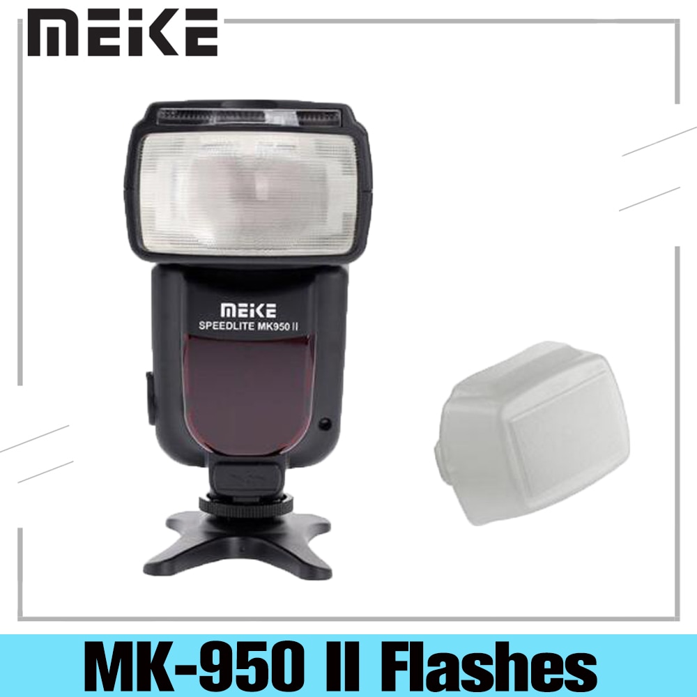 Meike – flash MK-950 Mark II i-ttl TTL MK-950N II, pour Canon Nikon D7100 D3200 D810 D80 As Yongnuo YN-565E