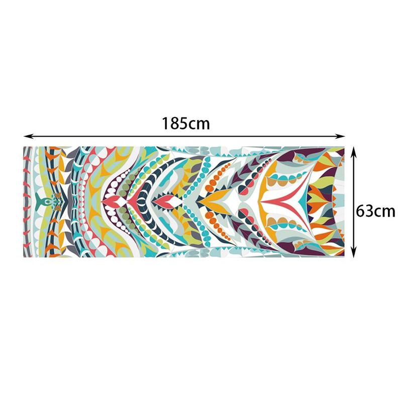 1Pcs 63*185Cm Yoga Mat Gedrukt Yoga Handdoek Non Slip Mat Cover Yoga Oefening Workout Levert voor Pilates Dekens Fi S3Y4