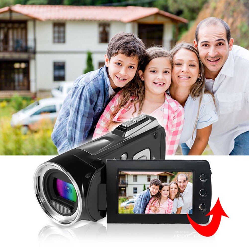 8X Professionele 2.7 Inch Zoom Recorder Vlogging Video Camera Home Digitale Camcorder Lcd-scherm Full Hd 1080P Draagbare Handheld