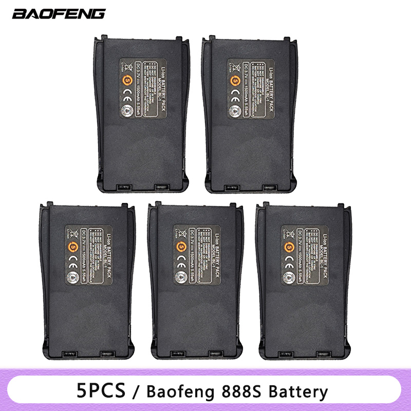 Baofeng BF 888S Battery Compactible with Bateria Radio Baofeng 777s 1500mAh BF-666S BF-C1 Baofeng Walkie Talkie Two-way Radio: Blue