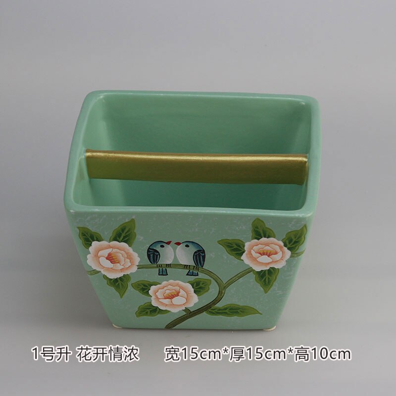 Caja de cerámica nórdica para guardar llaves, para sala de estar, restaurante, Control remoto, objetos pequeños, contenedor de almacenamiento multifuncional, decoración: H-L