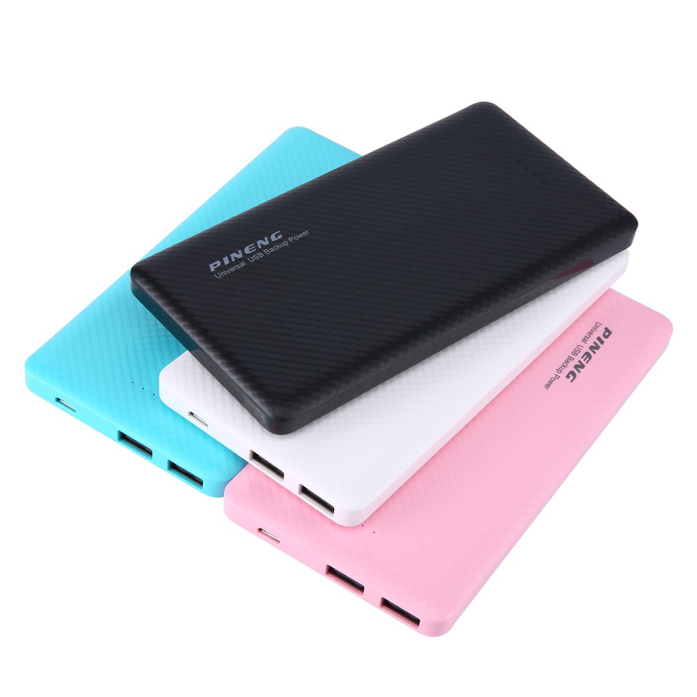 10000mAh Large Capacity Dual USB External Power Bank Battery Power Supply Charger With LED Indicator for Smartphone