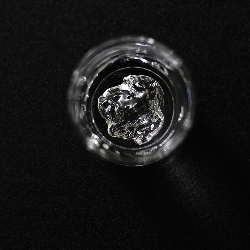 6pcs Lead-Free Crystal Clear Heavy Base with Hill Handmade Blown Shot Glasses for Vodka Bar Friend Party Wedding 50ml