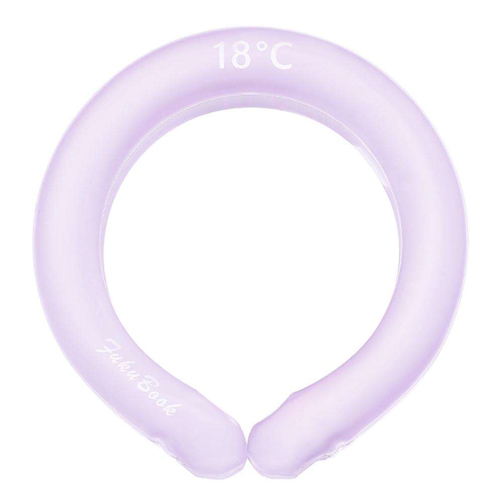Neck Cooling Ring Summer Heatstroke Prevention Ice Cushion Tube Portable Travel Pillow Inflatable Neck Pillow U Shape