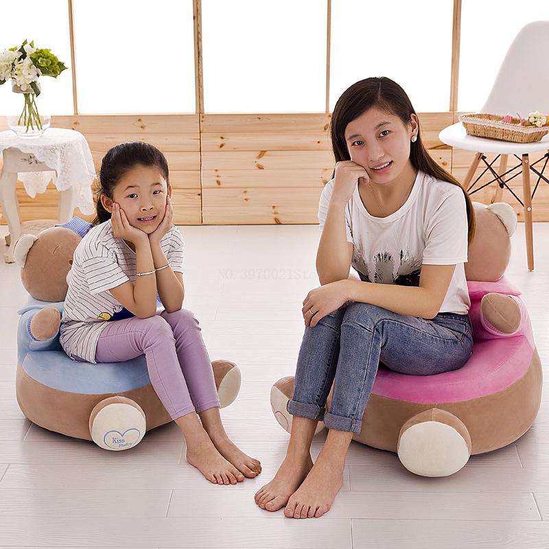 Verscheidenheid Van Comfortabele Kinderen Sofa Zetels Baby Cartoon Lui Kruk Leuke Knuffel Kleuterschool Benodigdheden 50*50Cm