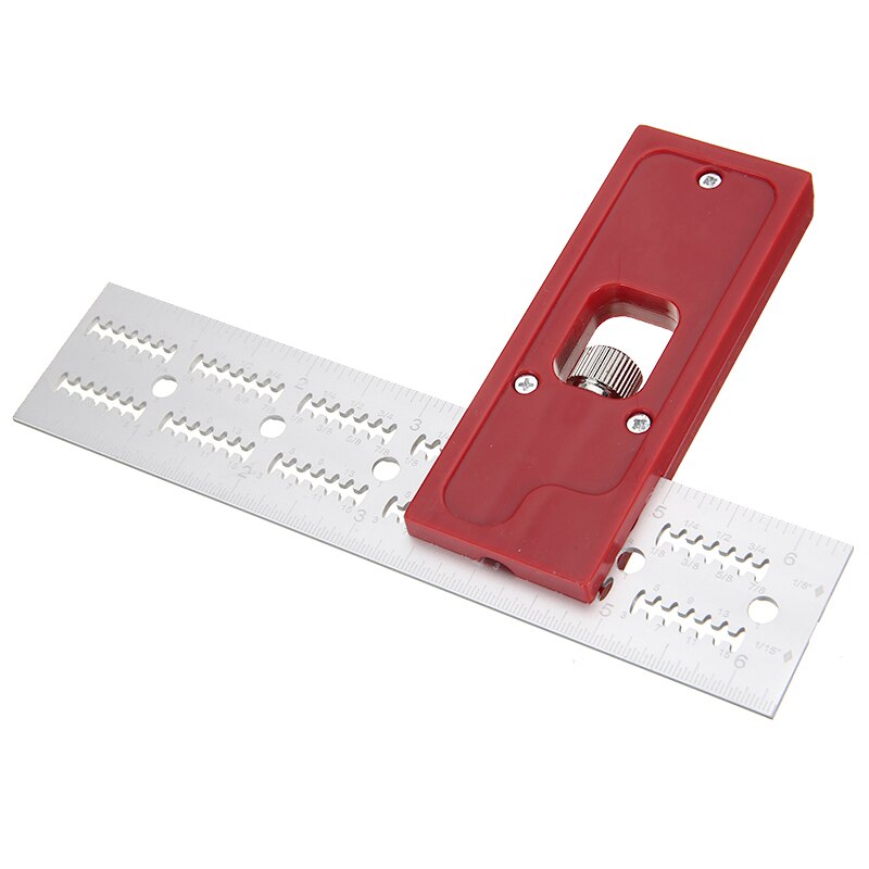 1pc Adjustable Sliding Woodworking Caliper Multifunction T-type Hole Ruler Scribing Marking Line Gauge Measuring Tool