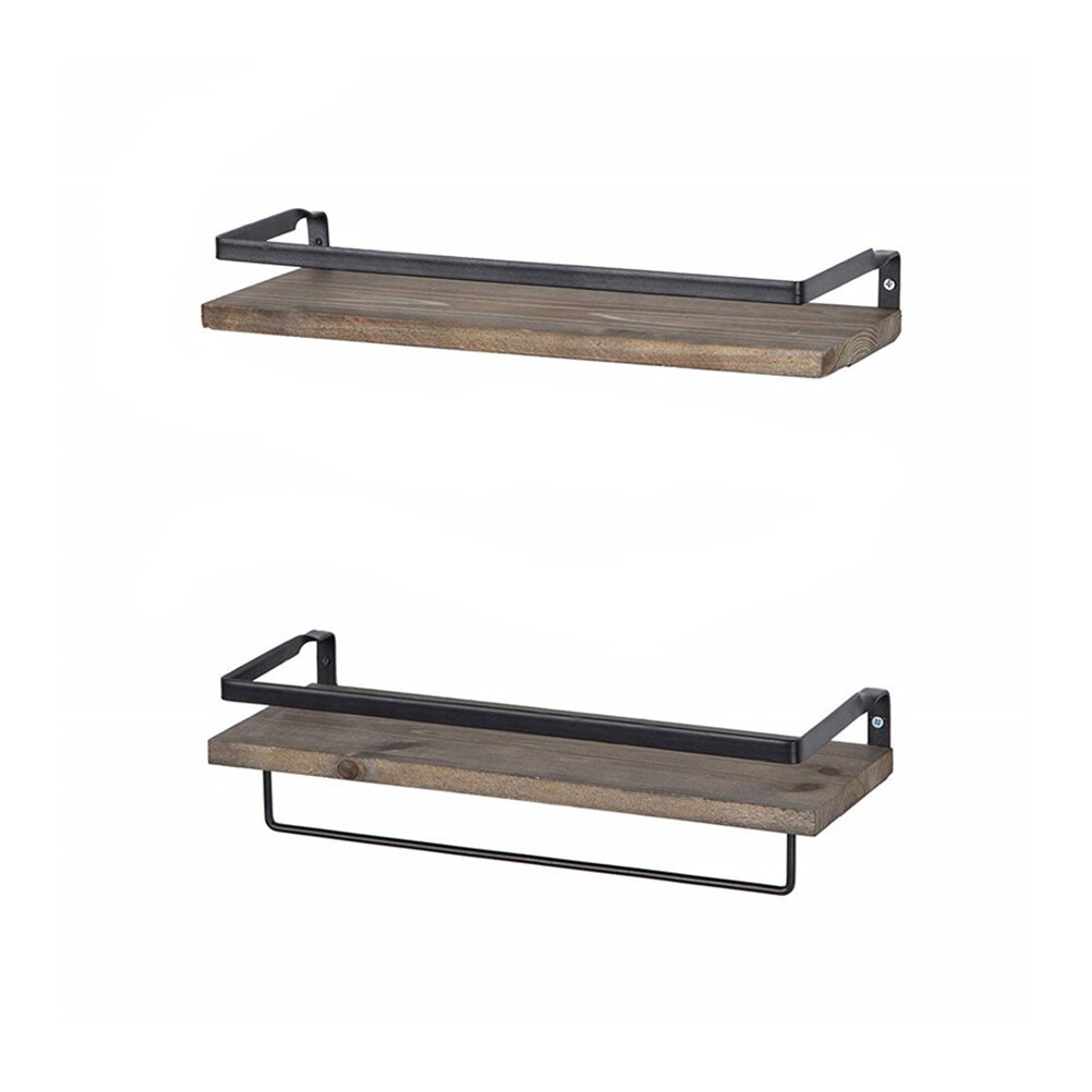 Rustieke Drijvende Muur Planken Decoratieve Opslag Rack Plank Muur Gemonteerde Planken