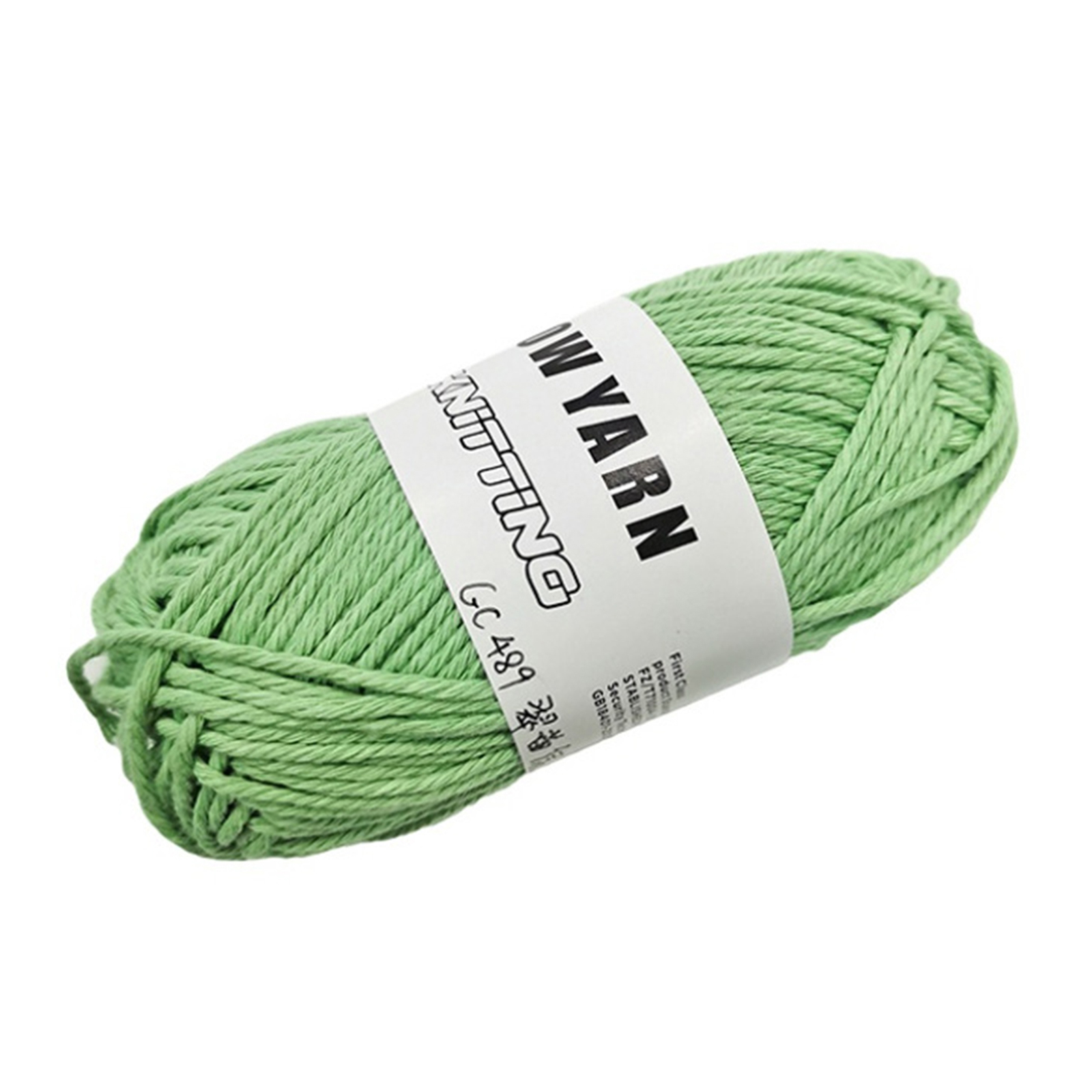 1 unidad de 50g de hilo de algodón puro que brilla en la oscuridad, 100% hilo de algodón que brilla en la oscuridad, muñeca DIY de 2mm y 45 metros
