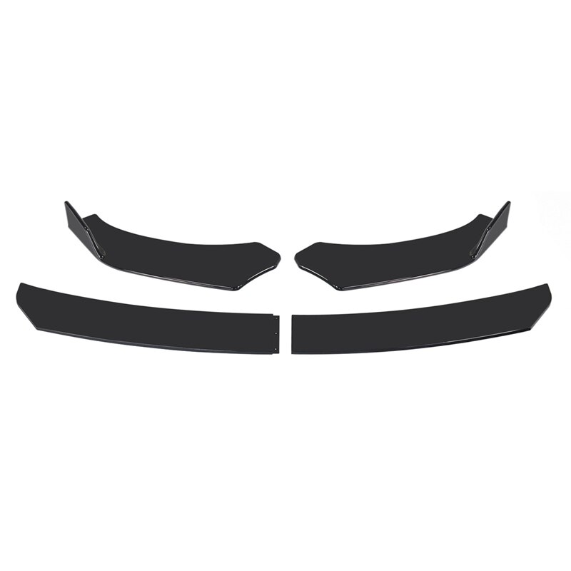 Car Universal Front Bumper Spoiler Surface Contrast Color Protector Plate Lip Body Kit Car