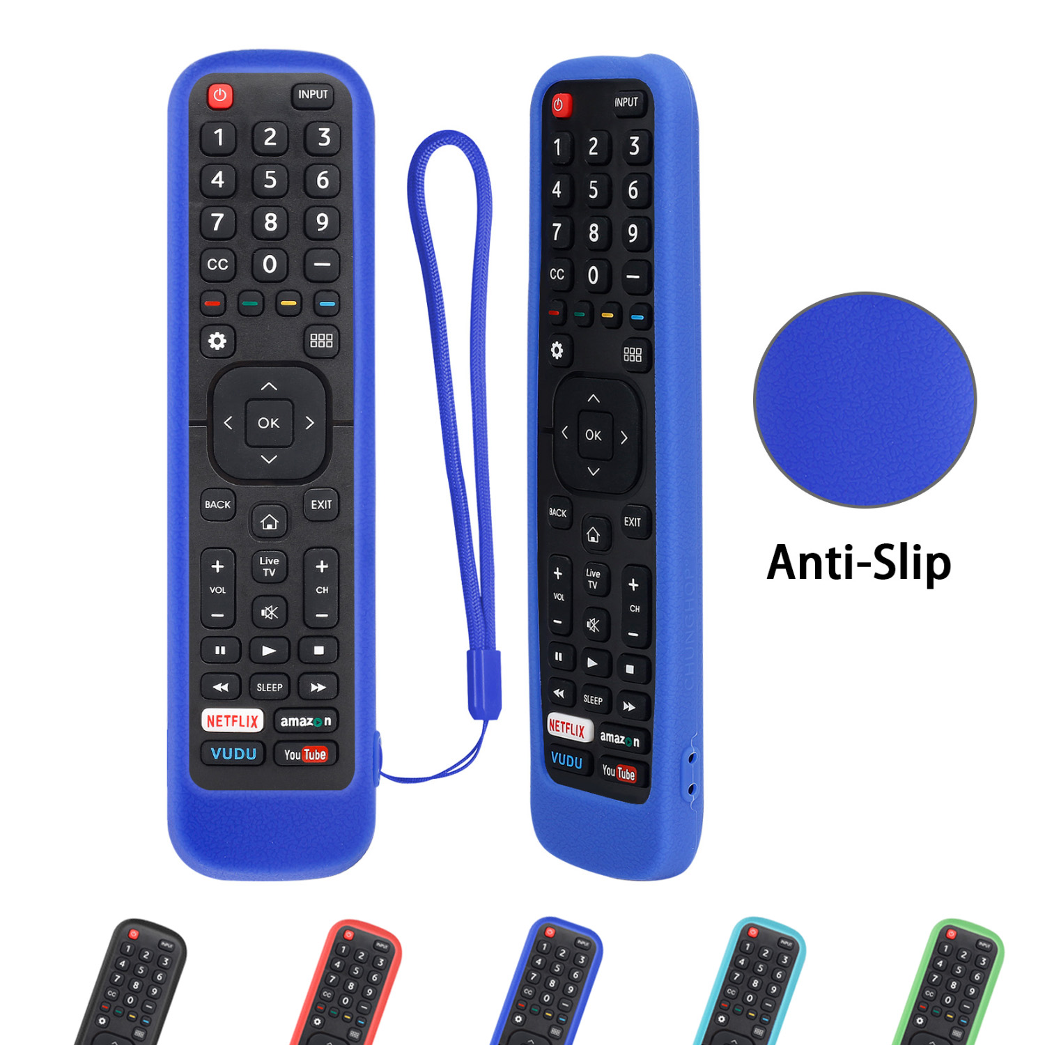 Fundas de Control remoto de TV para Hisense EN2A27 LED HDTV EN-2A27, funda de Control remoto, amigable con la piel, a prueba de golpes, controlador protector