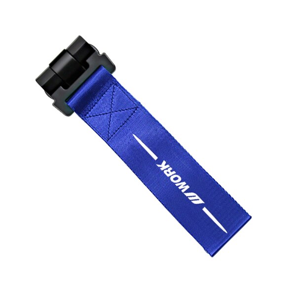 Courroie de remorquage pour MINI Cooper R50, R53, R55, R56, R57, R58, R59, R60, R61, F54, F55, F56, F60: work blue