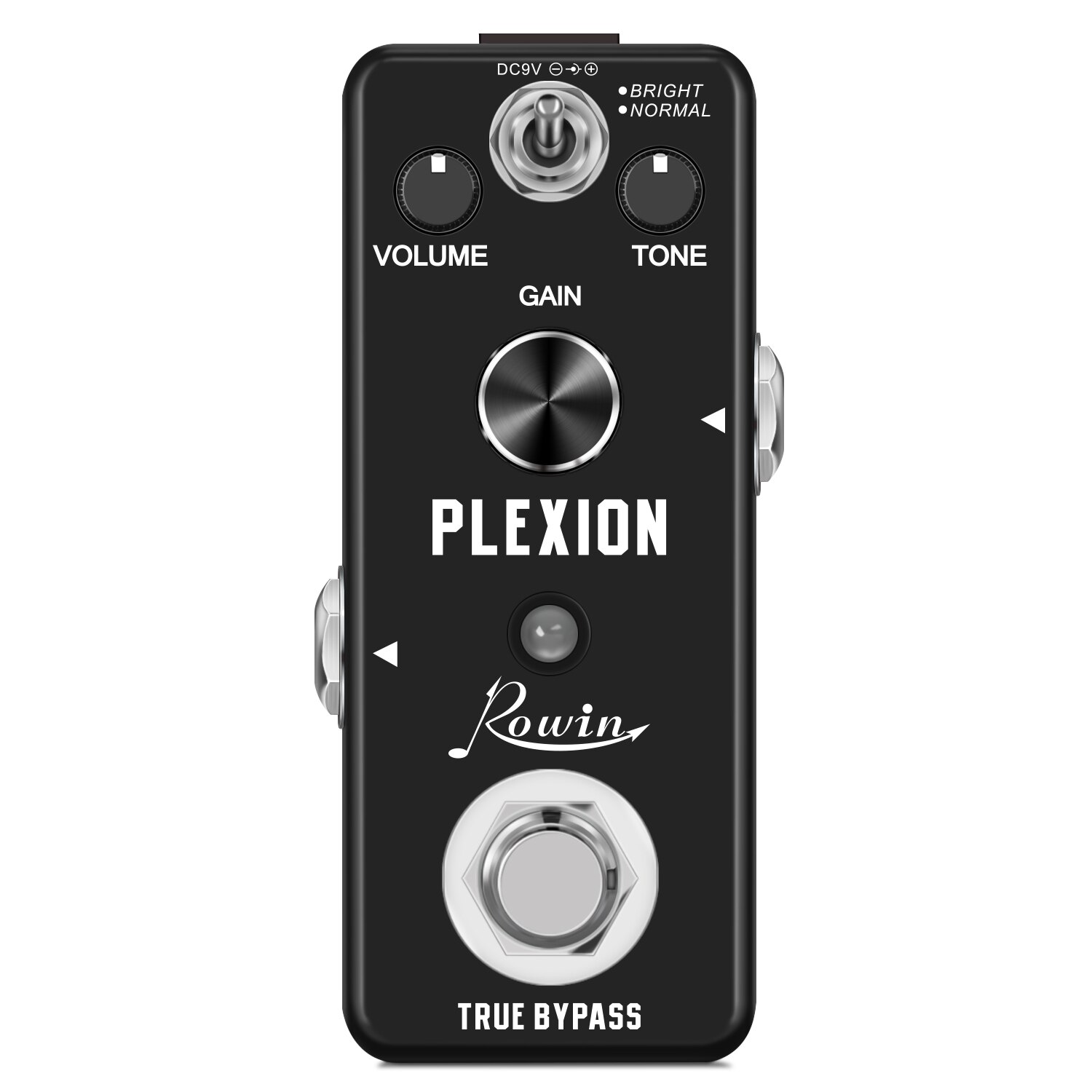 Rowin LEF-324 Plexion Effects Pedals Distortion Pedal with Bright &amp; Normal Working Modes True Bypass: Default Title