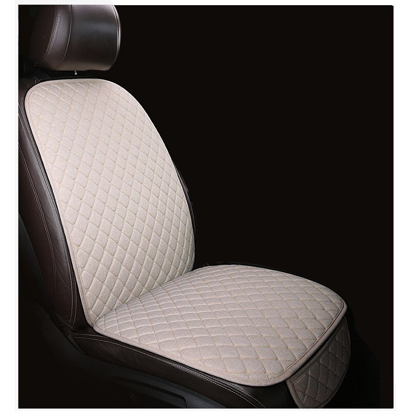 Fuzhkaqi Vlas Auto Stoelhoezen Voor Ford Focus 2 3 Fushion Ranger Mondeo Fiesta Edge Verkennen Kuga Fiesta Fusion Auto zetels: single beige