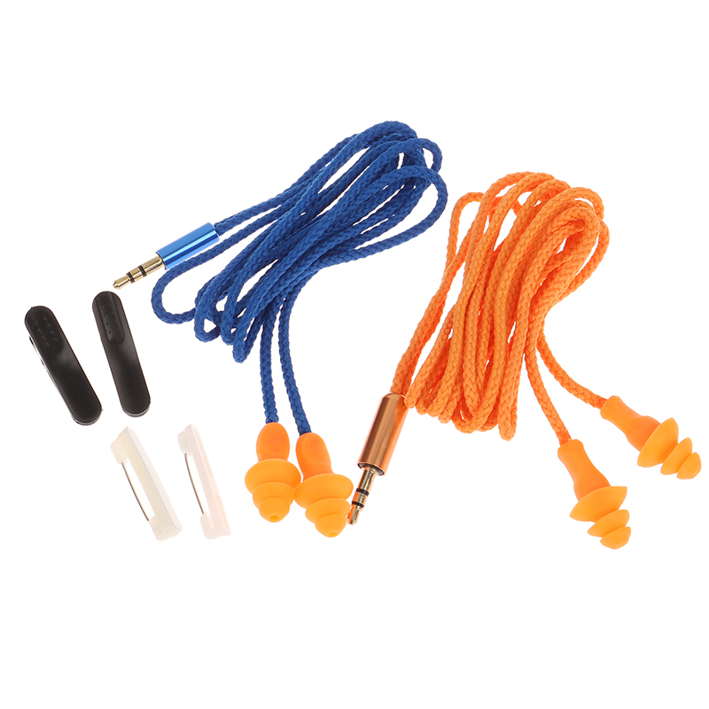 1 szt. Imitacja wkładek słuchawki douszne przewodowe słuchawki douszne wodoodporna pleciony drut wewnętrzna izolacja dźwięku wygodne biuro