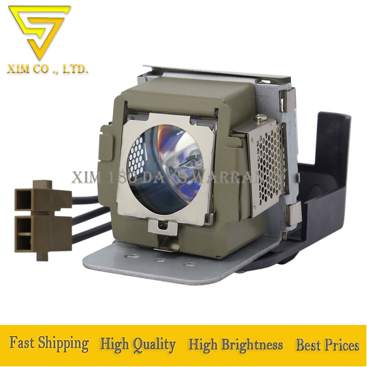 5J.01201.001/5J01201001 Projector Replacement Lamp with Housing Work for BenQ MP510 GLH115 Projectors