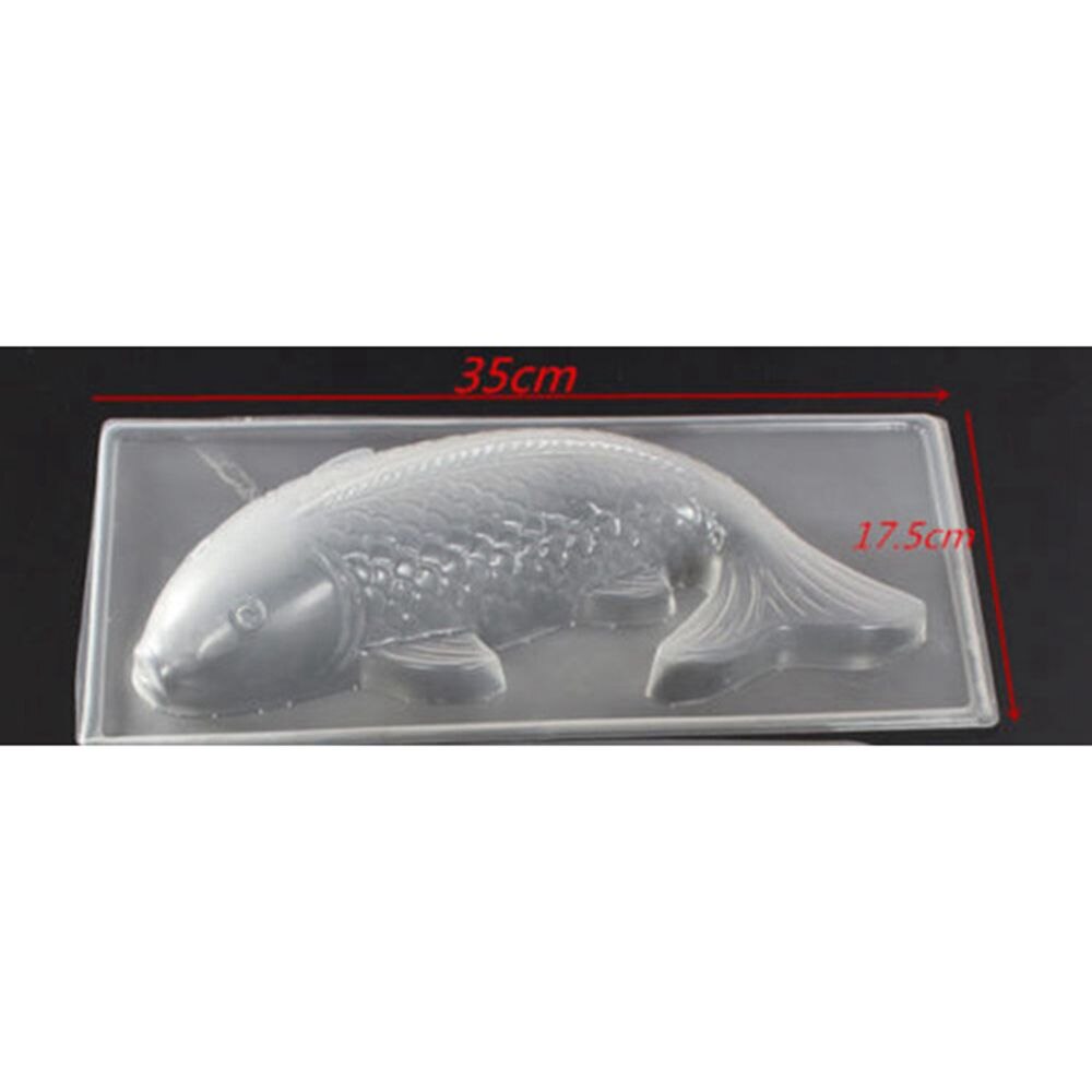 3D Koi Fish Shape Plastic Cake Chocolate Jelly Sugar DIY craft Mould Rice Mold Cake Decorating Moulds Baking Tool Decorator: L